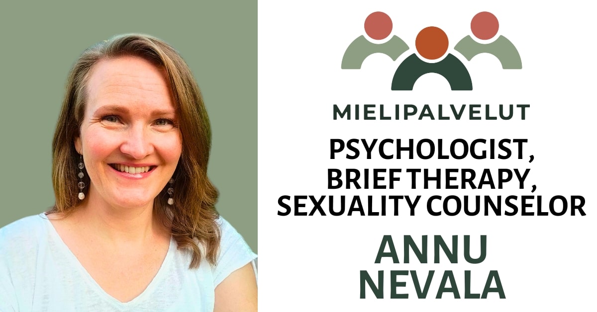 Annu Nevala Psychologist Brief Therapy and Sexuality Counselor Mielipalvelut Oy Finland Tampere