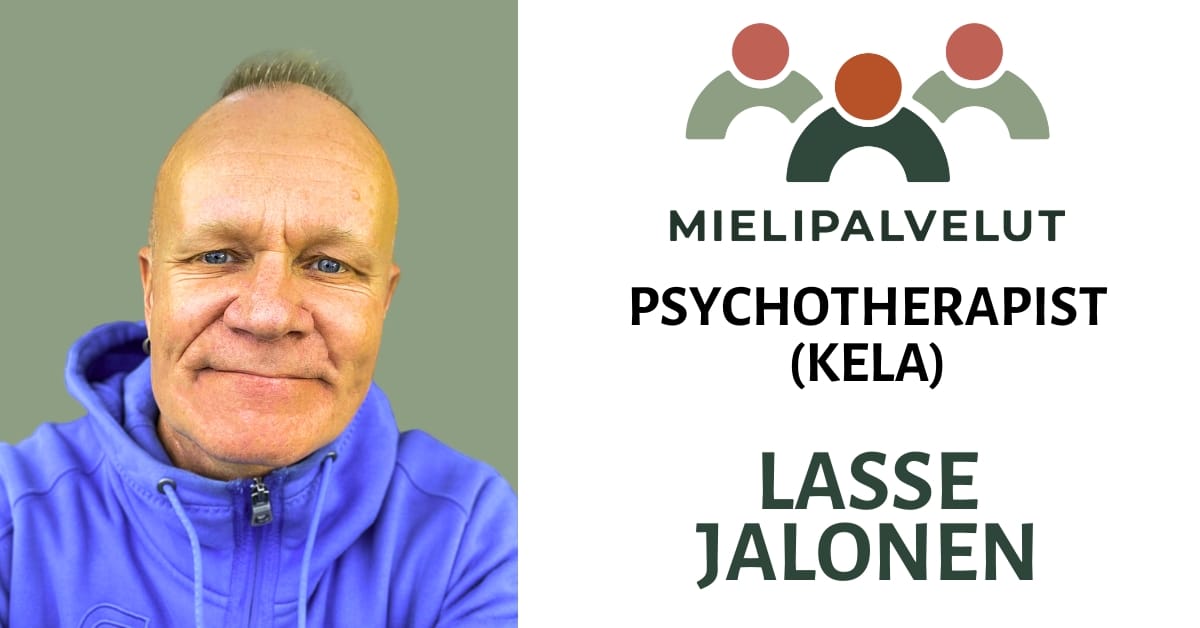 Lasse Jalonen Psychotherapist KELA Mielipalvelut Oy Finland Turku