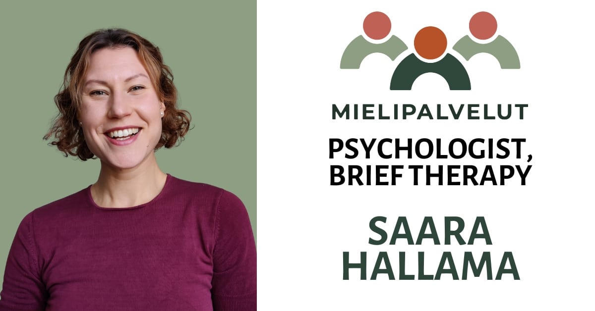 Saara Hallama - Psychologist and Brief Therapy - Therapy - Mielipalvelut Turku Finland