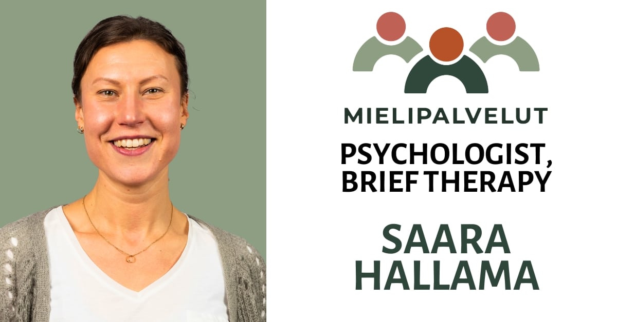 Saara Hallama - Psychologist and Brief Therapy - Therapy - Mielipalvelut Turku Finland - English